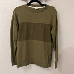 Homage Color block Green Unisex Crewneck Sweatshirt Size S